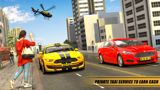 اسکرین شات برنامه City Taxi Driving Simulator :Taxi Driving Games 3D 2