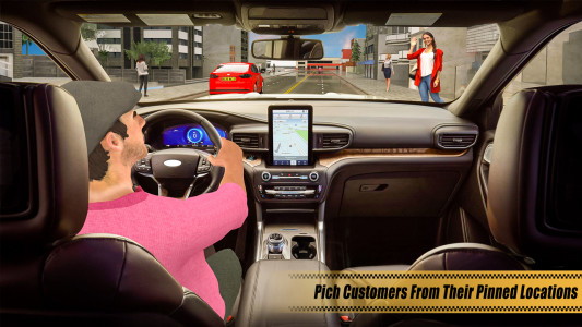 اسکرین شات برنامه City Taxi Driving Simulator :Taxi Driving Games 3D 5