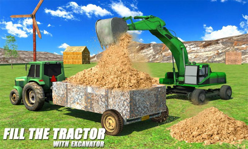 اسکرین شات بازی Tractor Farm & Excavator Sim 2