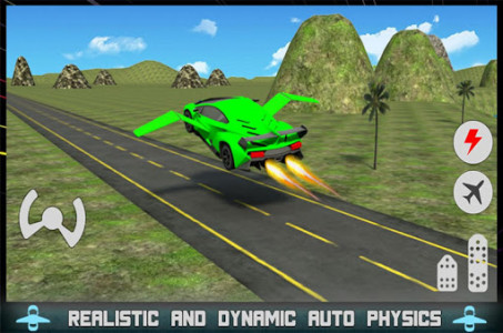 اسکرین شات بازی Flying Car 3D: Extreme Pilot 2