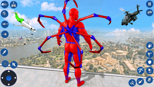 اسکرین شات برنامه Spider Rope Hero: Spider Games 1