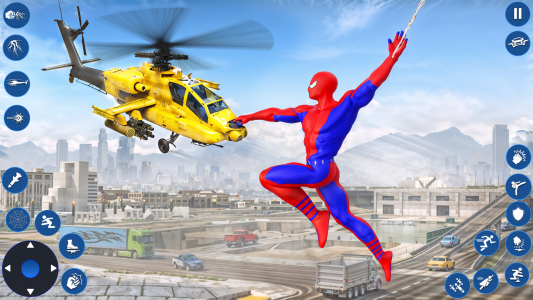 اسکرین شات برنامه Spider Rope Hero: Spider Games 6