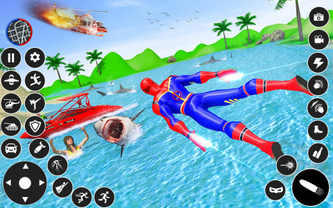 اسکرین شات برنامه Spider Rope Hero: Spider Games 5