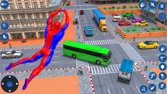 اسکرین شات برنامه Spider Rope Hero: Spider Games 3