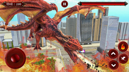 اسکرین شات بازی Flying Dragon Robot Transformation: Robot games 3D 5