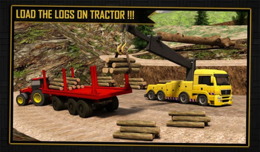 اسکرین شات بازی Log Transporter Tractor Crane 6