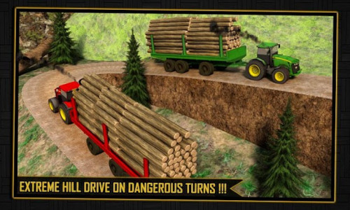 اسکرین شات بازی Log Transporter Tractor Crane 4