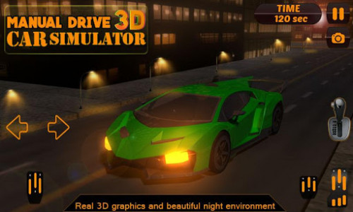 اسکرین شات بازی Mannual Drive Car Simulator 3D 1