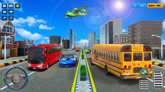 اسکرین شات 2 بازی School Bus Simulator 3D Game