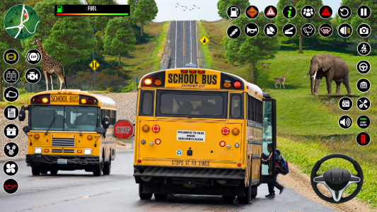 اسکرین شات بازی School Bus Simulator 3D Game 3
