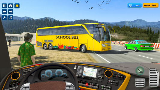 اسکرین شات 1 بازی School Bus Simulator 3D Game