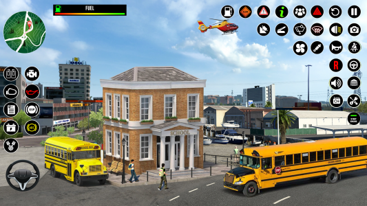 اسکرین شات بازی School Bus Simulator 3D Game 2