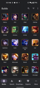 اسکرین شات برنامه LoL Catalyst: Builds for LoL 1