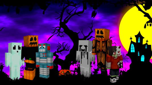 اسکرین شات 1 برنامه Halloween Minecraft games mods