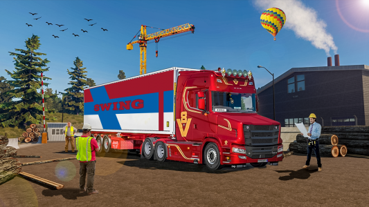 اسکرین شات بازی Euro Cargo Truck Driver Sim 3D 4