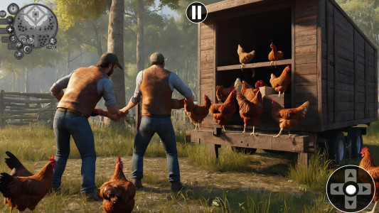 اسکرین شات 3 بازی Farm Rooster Fight Hen Games