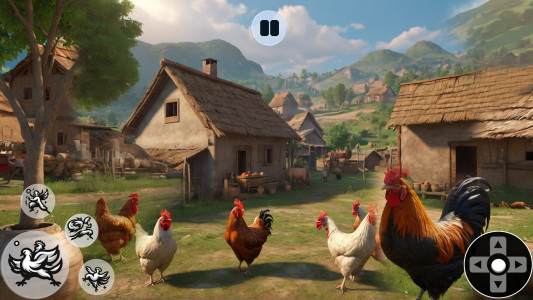 اسکرین شات 2 بازی Farm Rooster Fight Hen Games