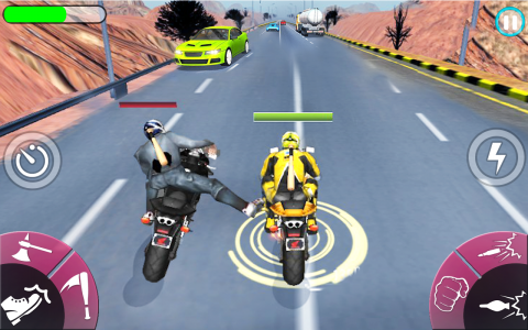 اسکرین شات بازی Bike attack: 3d Bike race 6