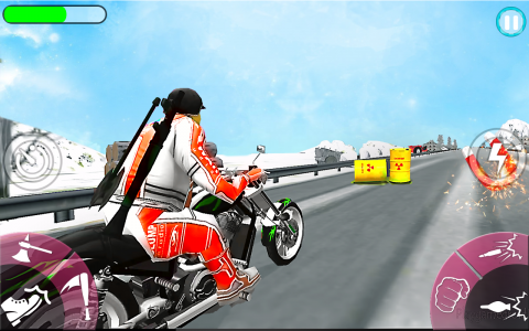 اسکرین شات بازی Bike attack: 3d Bike race 5