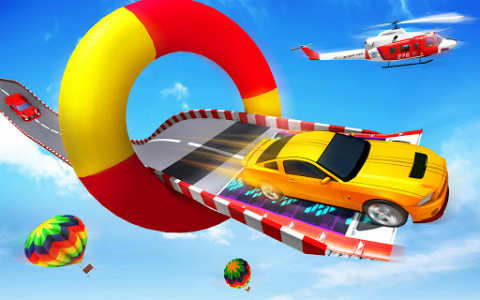 اسکرین شات برنامه Ultimate Car Stunt Games 3D - New Car Stunt Games 5