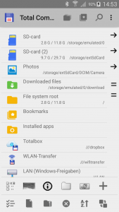 اسکرین شات برنامه Total Commander - file manager 2