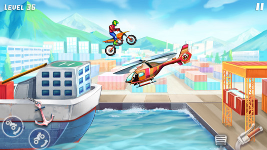 اسکرین شات 3 بازی Bike Games: Stunt Bike Racing