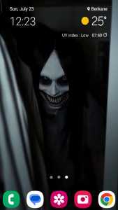 اسکرین شات 3 برنامه Scary Wallpaper (Offline)