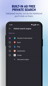 اسکرین شات برنامه Ghostery Privacy Browser 3