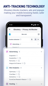 اسکرین شات برنامه Ghostery Privacy Browser 7