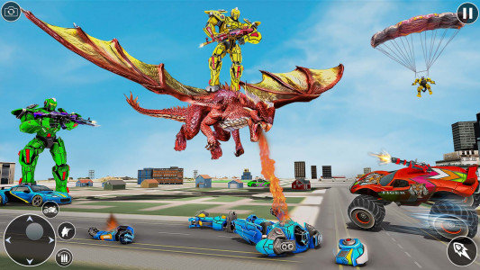 اسکرین شات بازی Monster Truck Robot Car Game 3