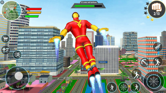 اسکرین شات بازی Spider Rope Man Hero Crimes 3D 1
