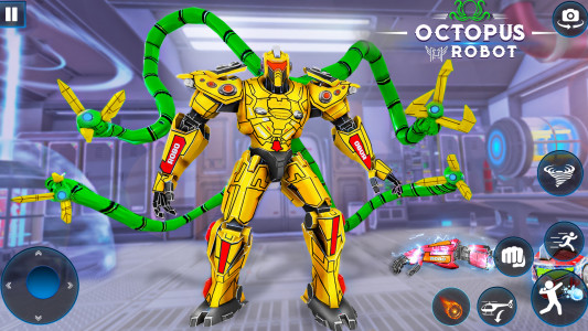 اسکرین شات 6 بازی Octopus Robot Car Robot Game