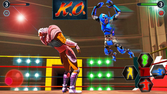 اسکرین شات برنامه Real Robot Ring Fighting Games 2