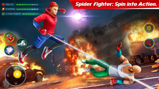 اسکرین شات 6 بازی Fighter Hero - Spider Fight 3D