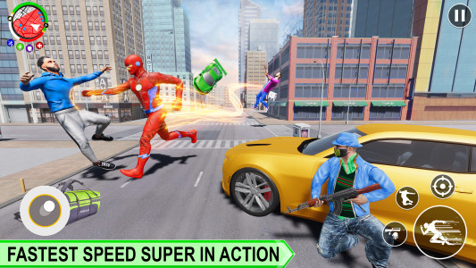 اسکرین شات برنامه Light Speed Hero - Superhero 4