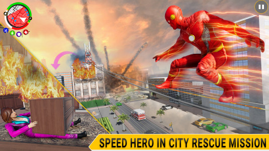 اسکرین شات برنامه Light Speed Hero - Superhero 3