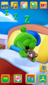 اسکرین شات 6 بازی Talking Gummy Bear Kids Games