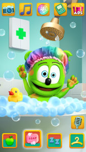 اسکرین شات 2 بازی Talking Gummy Bear kids games