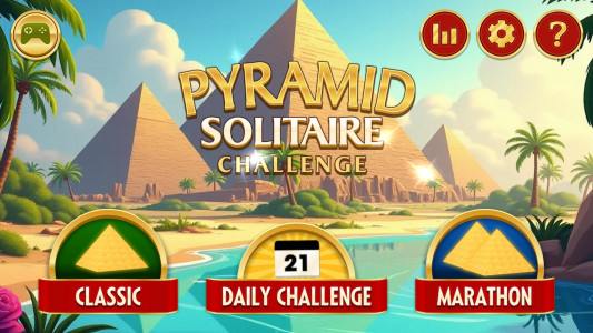 اسکرین شات 5 بازی Pyramid Solitaire Challenge