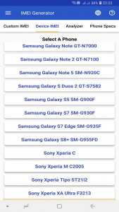اسکرین شات 3 برنامه IMEI Generator Pro