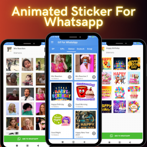 اسکرین شات برنامه GIF Sticker & WAsticker 4