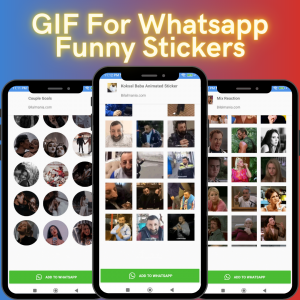 اسکرین شات برنامه Gif Sticker for whatsapp 2024 8