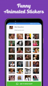 اسکرین شات برنامه Gif Stickers For Whatsapp 8