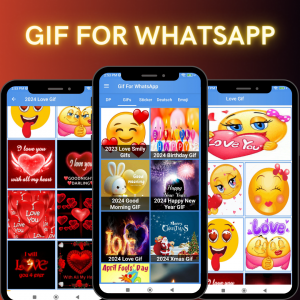 اسکرین شات برنامه Gif Sticker for whatsapp 2024 5