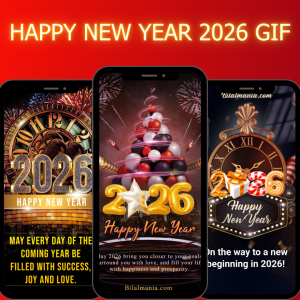 اسکرین شات 1 برنامه Happy New Year 2026 Gif