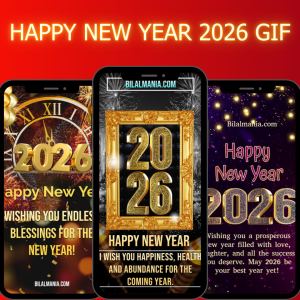اسکرین شات 2 برنامه Happy New Year 2026 Gif