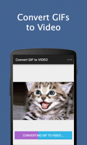 اسکرین شات برنامه GIF2VIDEO - trans GIF to VIDEO 1