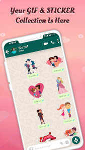 اسکرین شات برنامه Kiss GIF : Kiss Stickers For Whatsapp 2