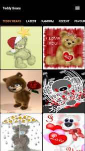 اسکرین شات برنامه Teddy Bears GIF 4
