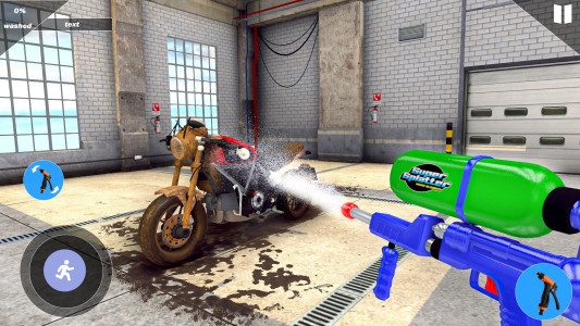 اسکرین شات 2 بازی Power Gun House Washing Game